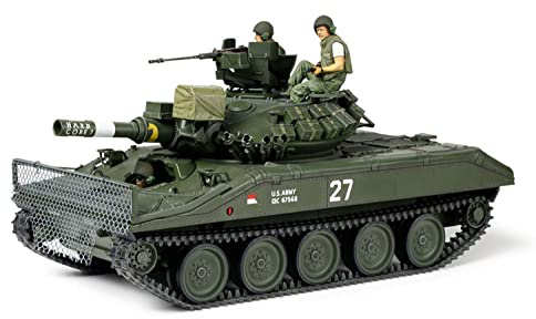 TAMIYA 35365 - 1:35 US M551 Sheridan Vietnam, Modellbau, Plastik Bausatz, Hobby, Basteln, Kleben, Modellbausatz, Modell, Zusammenbauen, Unlackiert, Grün