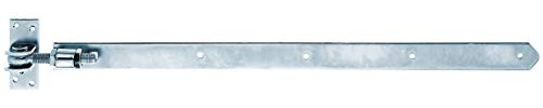 Alberts 318338 Ladenband | gerade, Abschluss abgerundet, verstellbar um 30 mm | galvanisch blau verzinkt | 660 x 40 mm