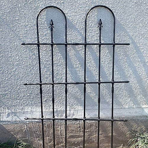 ksamwjf Garden Trellis Climbing Plant Support Frames, Iron Arched Fence Panel Garden Trellises Obelisk, Flowers Vines Floral Decor Weather-Proof Growing