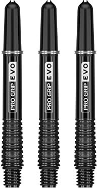 Target Darts Pro Grip Evo svart aluminium mellanliggande dartskaft