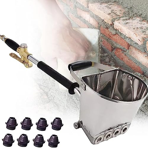 HLGKBY Mörtel-Sprühpistole, Wand-Stuck-Schaufel, Schöpfkelle, Zement-Sprühpistole, 4-Jet-Gips-Deckenfarbe, Beton-Sprühwerkzeug, spart effektiv Zeit und Mühe