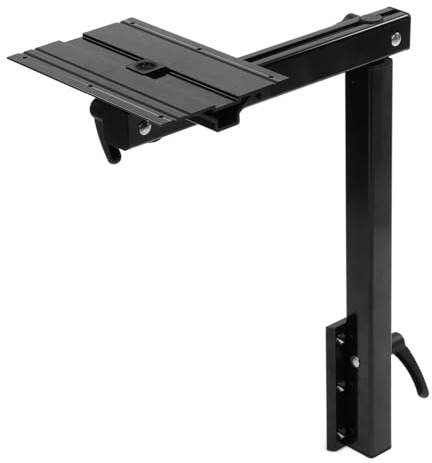 Marvix Abnehmbares, um 360° drehbares Tischbein, schwarz, abnehmbare Bodenhalterung, Wohnmobil-Beinsystem für T5, T6, Wohnmobil, Boot