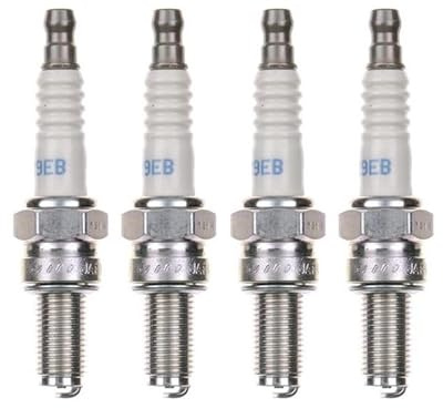 4x Zündkerze CR9EB – passend für MV Agusta Brutale/F4, KTM EXC, Husqvarna TC/TE, Vespa ET4, Piaggio Zip/Sfera, Peugeot Satelis/Geopolis – Zündkerzen Set für Motorrad Roller Scooter