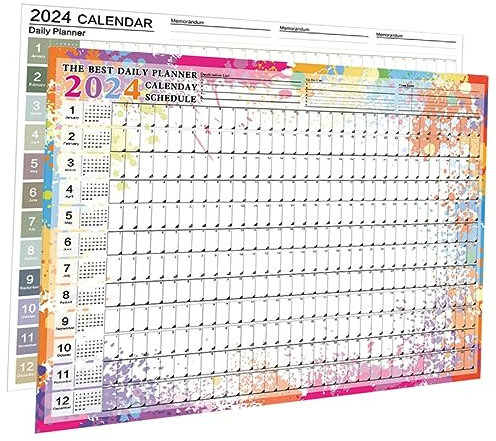 PRETYZOOM 2stücke Kreativer Wandkalender Monatsplaner Für Büro Und Zuhause Agenda Und Planung Einfaches Design Für Lehrer Studenten Und Berufstätige Zum Notieren Von Terminen Und
