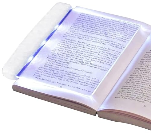 LED Libro Pannello Luce, Lightwedge Lampada da Lettura Notturna, Piatto Lampada per Protezione degli Occhi