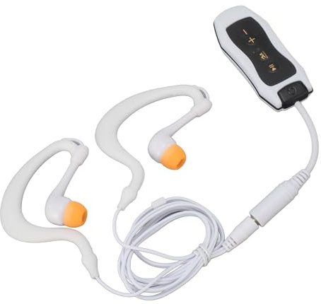 VBESTLIFE MP3 Player for Swimming, Headphones with Long Cord, Mp3 Swimming Underwater, Sound Effect, Full Cycle, 8GB (8GB)