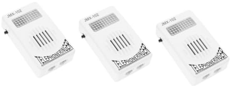 Gadpiparty 3piezas Amplificador De Timbre De Teléfono Volumen Para Línea Fija Amplificación De Sonido Para Entornos Ruidosos Diseño Moderno Para Hogar y Oficina