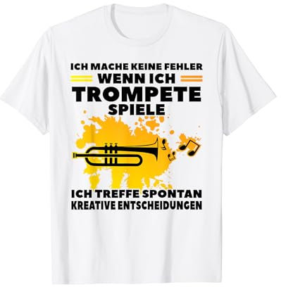 Ich spiele Trompete Trompete Musik T-Shirt