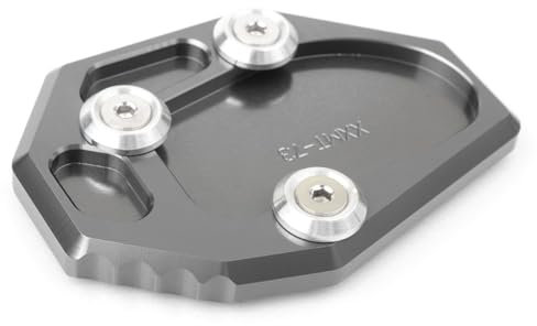 Seitenständer Fuß Motorrad Seite Ständer Enlarger Stehen Verlängerung Platte Pad Für Yam&aha FZ6-S2 ABS XJR/ABS 09-15/MT-07/MT-03 Zubehör