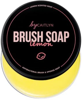 By Caitlyn Collection Antibacterial Makeup Brush & Sponge Cleansing Soap (Lemon). Available in 6 Scents. Deep Clean Your Makeup Brushes. Gentle, Effective & Fast-Drying Formula.