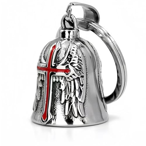 JYNVO Guardian Bell 1 Porte Clés Clochette Retro Moto Homme (Porte Clés, pour Amateurs de Moto)