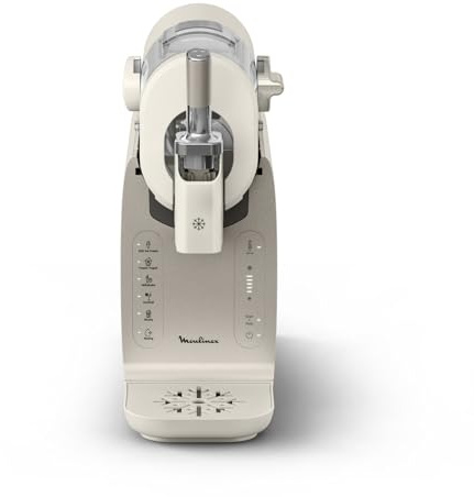 Moulinex Freezi, Gelatiera e Macchina Bevande Ghiacciate 16-in-1, per Preparare Gelati, Sorbetti, Granite, Frozen Yogurt, 5 Programmi, 200W, Colore Argento Premium, MJ803A