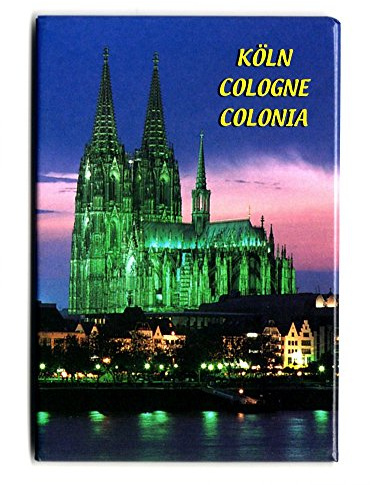 Foto-Magnet Kühlschrankmagnet Kölner Dom, Hochformat, ca. 8 x 5,4 cm, Köln Deko Souvenir