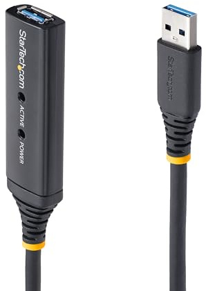 StarTech.com 5 m aktives USB 3.0 Verlängerungskabel - Stecker/Buchse - USB 3.0 SuperSpeed Kabel Verlängerung