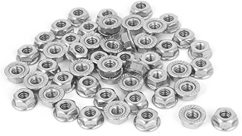 sourcing map 50 pcs a16062700ux0745 Brida de tuercas 3/16 -24