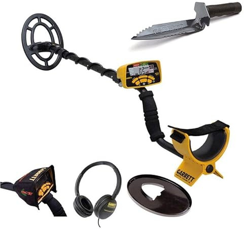 Pack : Détecteur de métaux Garrett ACE 300i + Pelle Couteau Edge Digger