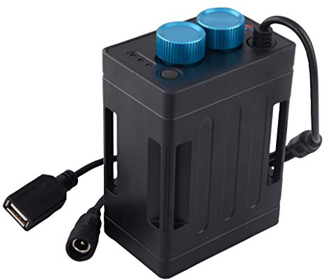 Ranuw 5V 8.4V 6x 18650 Waterproof Battery Pack Box Case Cover For Cellphone Bike Lamp