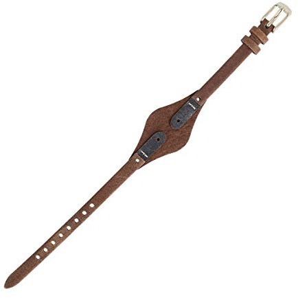 Fossil Uhrenarmband 8mm Leder Braun Gold - ES-3264 | LB-ES3264