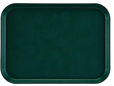 Cambro DS519 Epictread - Vassoio rettangolare in fibra di vetro, antiscivolo, 41,5 x 30,5 cm, colore: Verde scuro