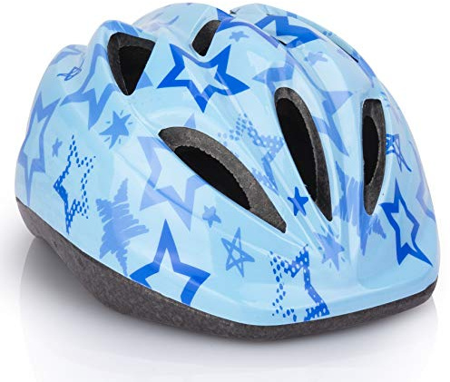 Kid Bicycle Helmets, LX LERMX Kids Bike Helmet Ages 5-14 Adjustable from Toddler to Youth Size, Durable Kids Bike Helmet with Fun Designs for Boys and Girls