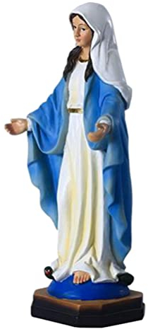 TOPBATHY Harz Maria Dekor Desktop Harz Handwerk Religiöse Decor Kirchenornament Statue Zubehör Retro Elegante Form Hochwerharz Maria Dekor Desktop Religiöse Kirchenornament Statue Zubehör r