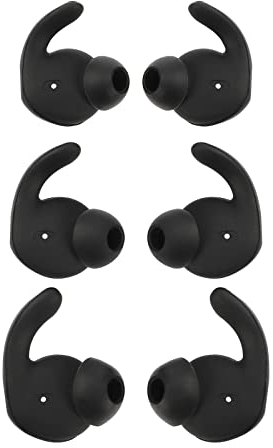 VGOL 3 Paires d'embouts de Rechange en Silicone pour Écouteurs Intra-Auriculaires à Isolation Phonique Compatible avec AM61 xSport Écouteurs Noir S M L