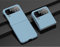 Hauw Funda Galaxy Z Flip 4 5G,Funda de Teléfono Plegable Antideslizante Ultradelgada para PC Duro para Samsung Galaxy Z Flip 4 5G 2022,Cielo Azul