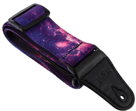 OFFSCH Gitarren Gurtsicherungen Verstellbarer Gitarrenhaltergürtel Gepolstert Gitarren Gurt Vintage Schallloch Gitarrenschultergurt Gitarrenteile Gitarrengürtel Accessoire