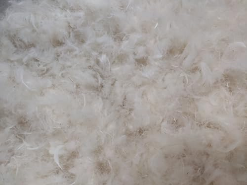 TM Maxx Federn Feder Daunen Lose Füllung für Kissen 85% Gänsefedern 15% Gänsedaunen Kissenfüllung Deckenfüllung Basteln Grundpreis für 1Kg -19,99Euro
