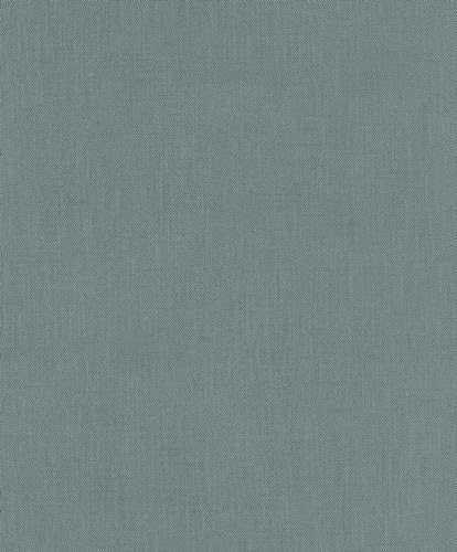 Rasch Wallpaper 633184 - Plain Non-Woven Wallpaper in Teal Green from The Color Your Life Collection - 10.05 m x 0.53 m (L x W)