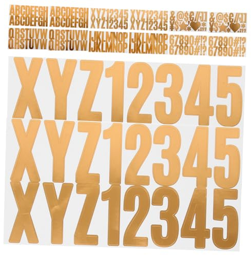 SEWOART 24stücke Klebebuchstaben Selbstklebend Buchstaben Aufkleber Für Mailbox Vinyl Buchstabe Sticker Entfernbare Buchstabenaufkleber Für Auto Und Briefkasten Diy Dekor Alphabetaufkleber