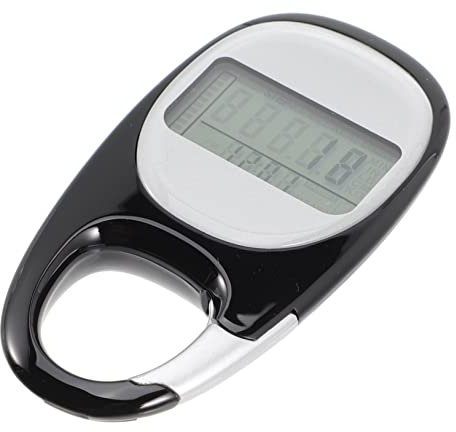 BCOATH 1stück Convenient Pedometer Multifunktionaler Schrittzähler Für Fitness Und Reisen Tragbar Mit Großem Display Für Wandern Und Tägliche Aktivitäten