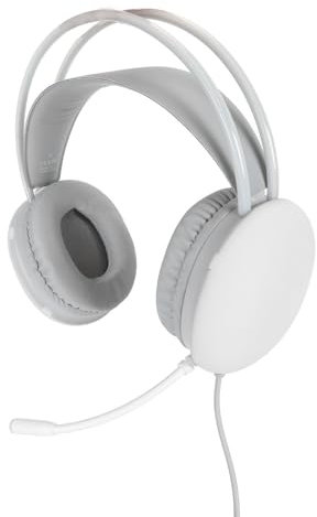 Plyisty Casque de Jeu, écouteurs de Jeu avec Son Surround avec Micro Antibruit, Lumière RVB Dynamique sur L'oreille, Cache-Oreilles à Mémoire Souple, USB 3,5 Mm Filaire