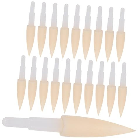 DIYEAH 20stücke Teiliges Weiche Schwammstiftspitzen Für Kalligraphie Weiche Ersatzspitzen Für Pinselstifte Präzise Schreibstifte Für Kalligraphiezubehör Für Anfänger Und Profis