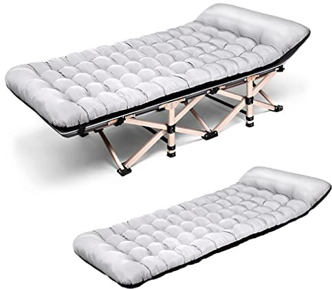 Kissen für Sonnenliegen, extra dick, mit rutschfester Rückseite, elastische Ärmel, Grau, C 190 x 71 cm, ideal für Garten, Terrasse, Innensofa, Autositzbank