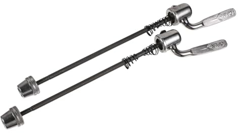 ibasenice 2pezzi Perno Ruota Posteriore per Bici Sgancio Rapido per per Allenamento Compatibile Mountain Bike e Bici Duraturo