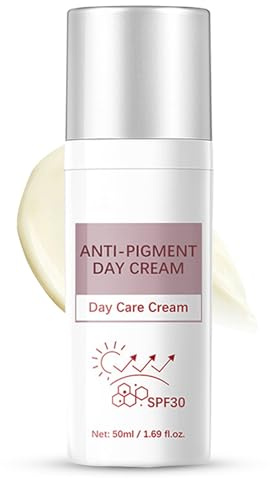 Anti‑Pigment Day Cream Spf30+, Dark Spot Remover For Face, Spf Face Moisturiser – Hydrating Tinted Moisturiser For Uva/Uvb Protection – Pigmentation Removal Cream For Glowing Skin & Uneven Tone