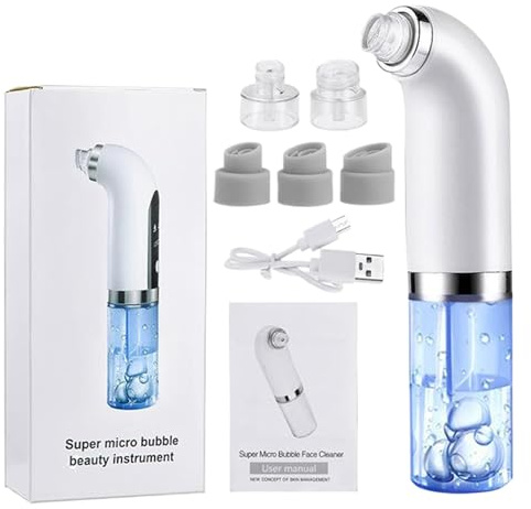 Nettoyeur de Pores à Visage Appareil d'Extraction Réglable | Outil Électrique 3 Modes Réglables Maison & Types de Peau