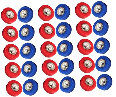 BESTonZON 30 Piezas De Accesorios para Mesa De Tejo Mini Rodillos De Tejo Repuestos para Discos De Curling Accesorios para Mesa De Curling Discos para Juegos