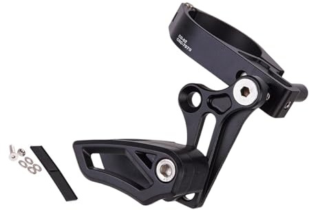 Whoasyst Protecteur de chaîne de vélo - Attrape-gouttes - Stabilisateur de rechange pour VTT - 31,8 - 34,9 mm - Accessoire de cyclisme - Tendeur de protection à vitesse unique