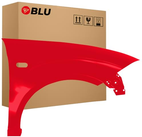 BLU Kotflügel Passend für Seat Altea XL LS3H Rechts Rot | 2006-2015 | Vorderseite Vorne | Lackiert | Einbaufertig