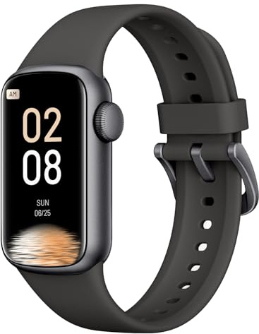 BUTFORFIT Fitness Tracker, 1,47 Zoll HD-Display Fitnessuhr mit 137+ Sportmodi, Smart Watch mit Schlafmonitor Schrittzähler, IP68 Wasserdicht Fitnessuhr für Damen Herren Black