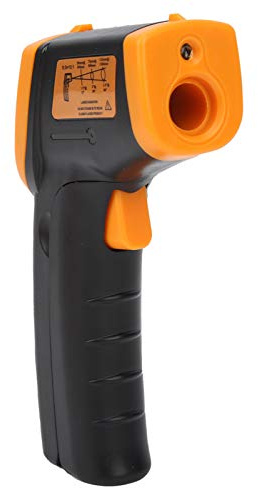 YDuupxe Termometro Senza Contatto HW600, Pistola Termica Digitale a Infrarossi con Puntatore per Cottura, Climatizzazione, Ingegneria Elettrica, Display LCD Retroilluminato (YELLOW)