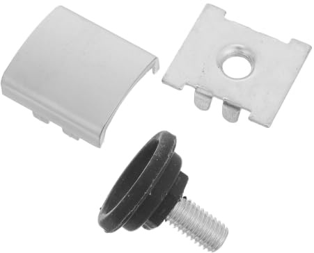Connecteur en Fer Argenté de Cloison de Bureau pour Poste de Travail | Clip de Fixation, Assemblage Rapide et Maintien Sûr, Accessoire Minimaliste pour Bureau et Espace