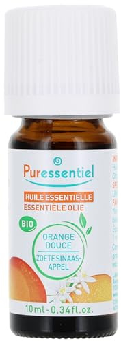 Puressentiel – Huile Essentielle Orange douce BIO – Contribue à la relaxation – 100% pure et naturelle – HEBDD – Citrus sinensis – 10 ml