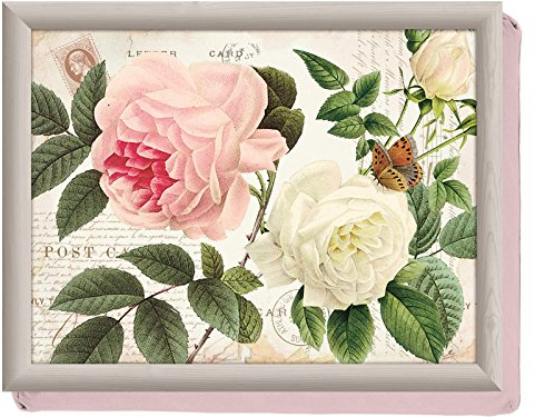ROSE GARDEN Cushioned LAP TRAY By Creative Tops
