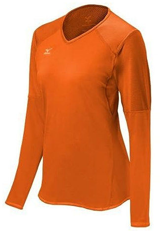 Mizuno Damen Techno VI Langarm-Volleyball-Trikot, Orange (Blazin Orange), L