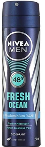 3 x NIVEA Men Deospray Fresh Ocean - 150ml