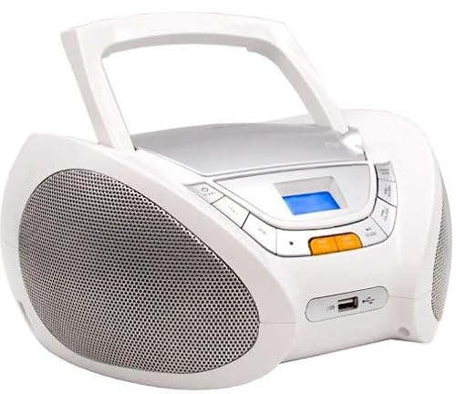 Lauson Radio CD Portátil Bluetooth USB (UK)