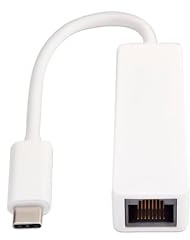 V7 Adaptador USB-C (m) a Ethernet (h) color blanco - Concentrador (RJ-45, USB 3.1 (3.1 Gen 1) Type-C, Blanco, China, RoHS)
